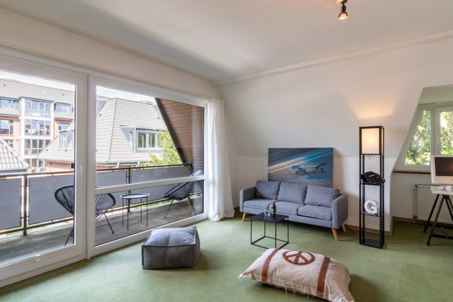 Zimmer IV mit Loggia Maisonettewohnung Bremen