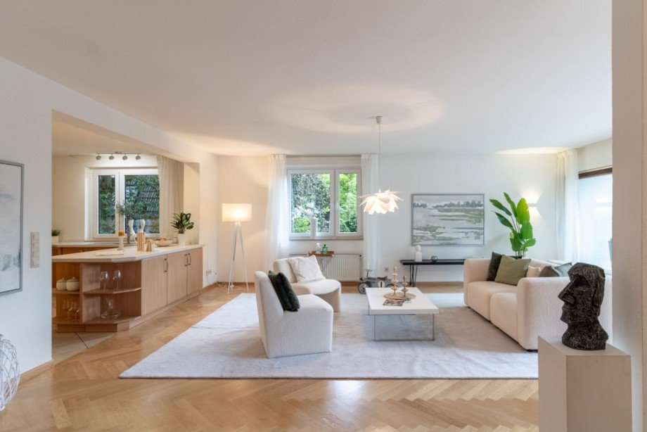 Wohnzimmer Maisonettewohnung Bremen