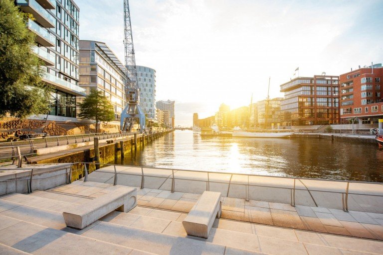 Hafen City Hamburg Ladenlokal Premiumlage am Wasser - Gewerbefl�che in der Hamburger HafenCity