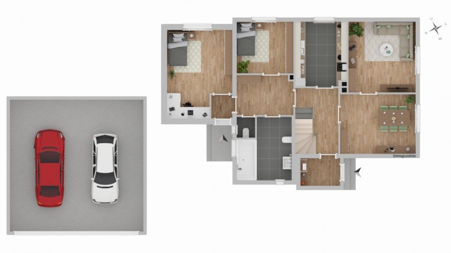 Grundriss EG Einfamilienhaus Rellingen