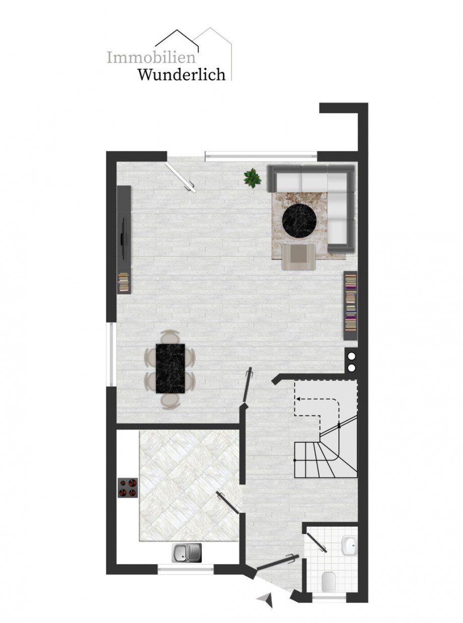 Erdgeschoss Doppelhaush�lfte Kummerfeld