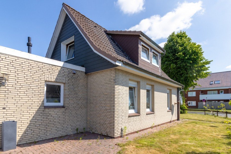 Seitenansicht Einfamilienhaus Marne
