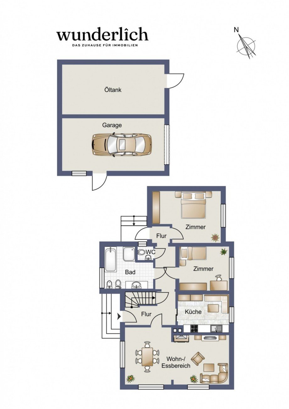 Erdgeschoss Einfamilienhaus Rellingen