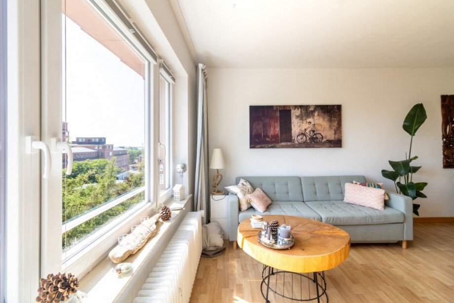 Wohnzimmer Etagenwohnung Wedel