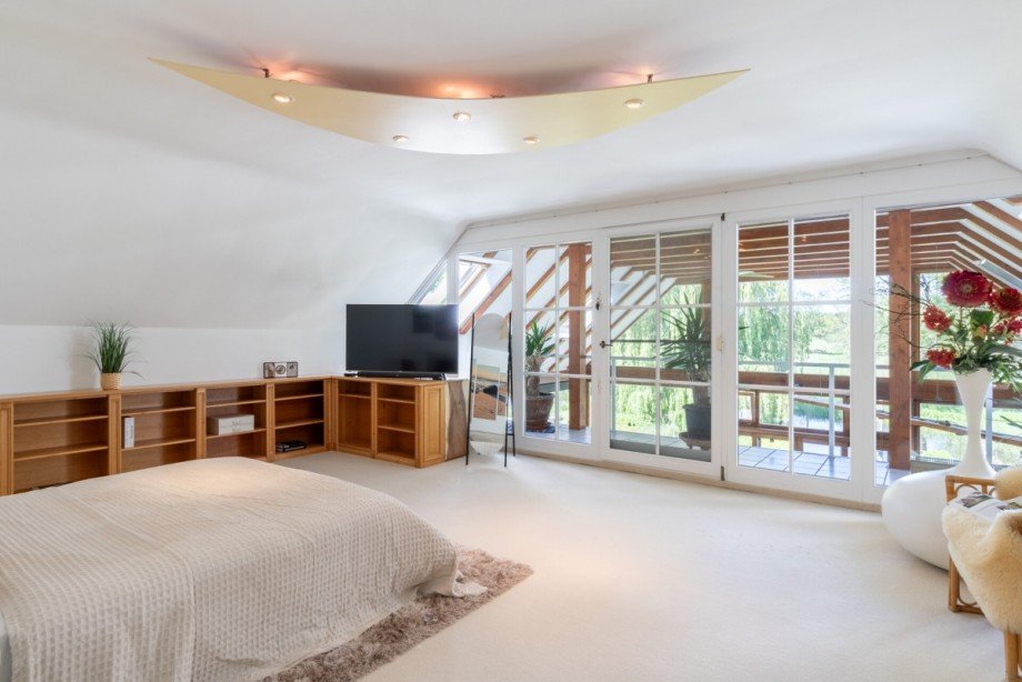 Loggia-Zimmer im Obergeschoss Haus Heidgraben