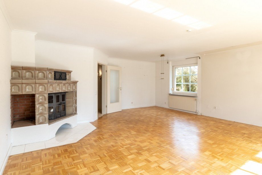 Kamin im Wohn- und Essbereich Doppelhaush�lfte Kummerfeld