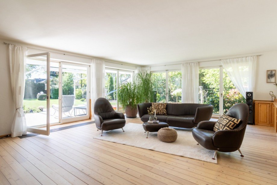 Terrassenzugang vom Wohnbereich Haus Heidgraben